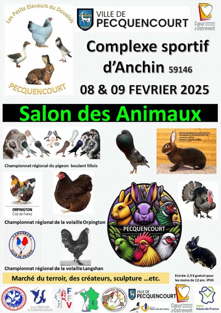 Affiche exposition avicole septembre 2025